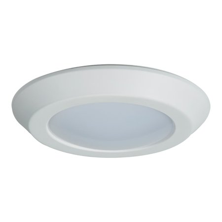 COOPER LIGHTING Halo BLD6 Series Matte White 6 in. W Aluminum LED Recessed Surface Mount Light Trim 10.3 W BLD6089SWHR-CA